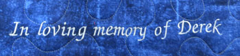 Embroidery - In Loving Memory
